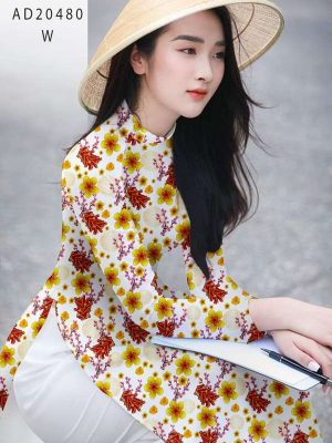 vai ao dai hoa mai don tet (10)